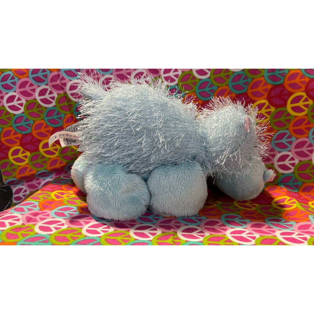 Webkinz Blue Hippo HM009 No Code Stuffed Plush Animal